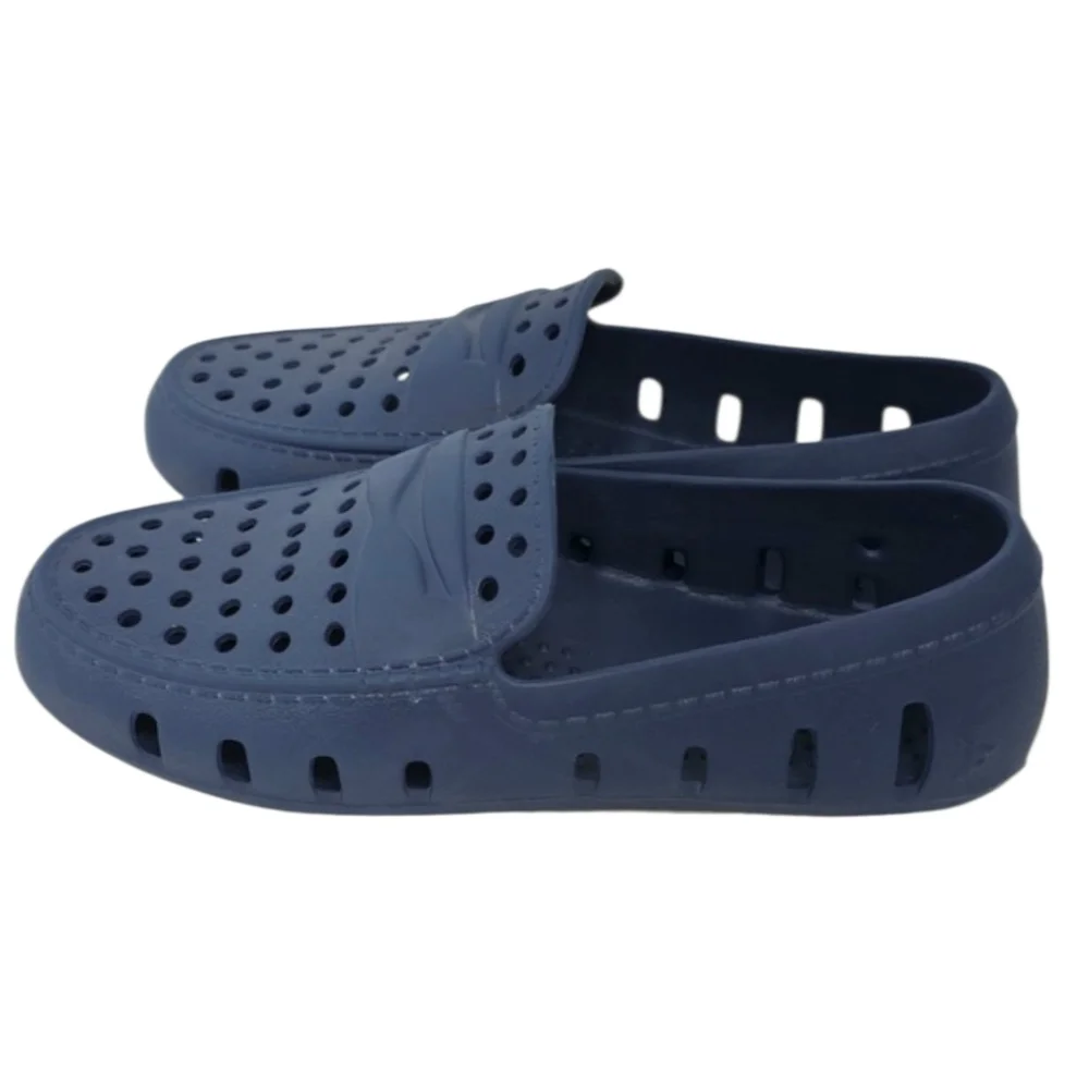 Floafers Unisex-Child Prodigy Toddler Blue Boat Shoe 2890‎ Size J4
